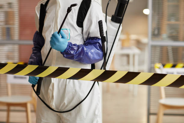 Professional Blood Cleanup technician working in Mount Vernon, IN